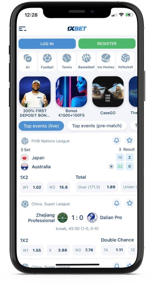 1 xbet приложение на айфон