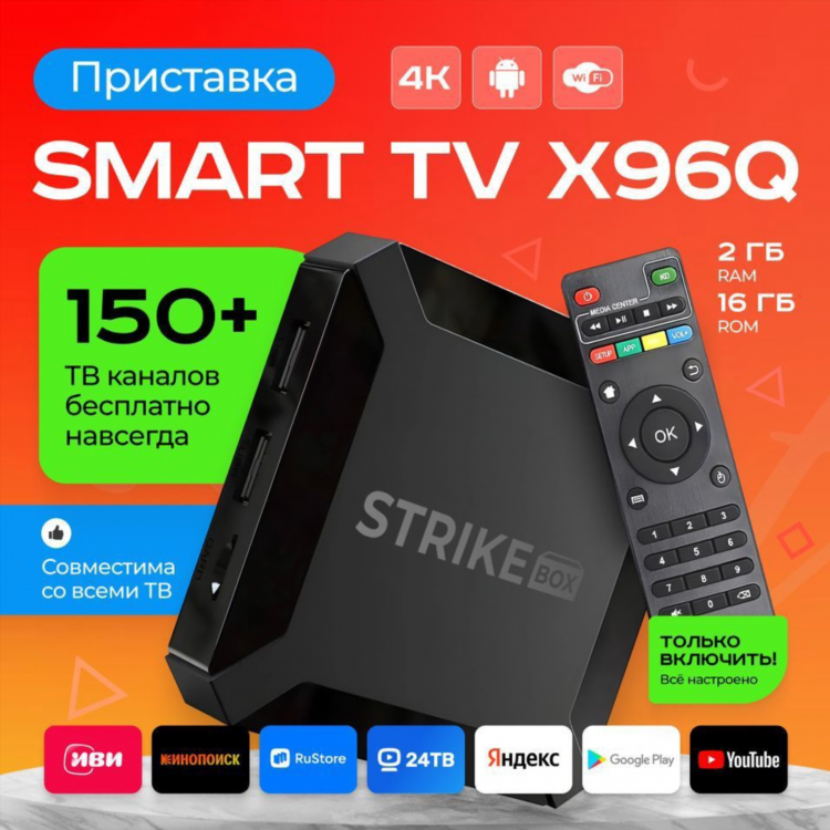 Тв приставка x96q отзывы